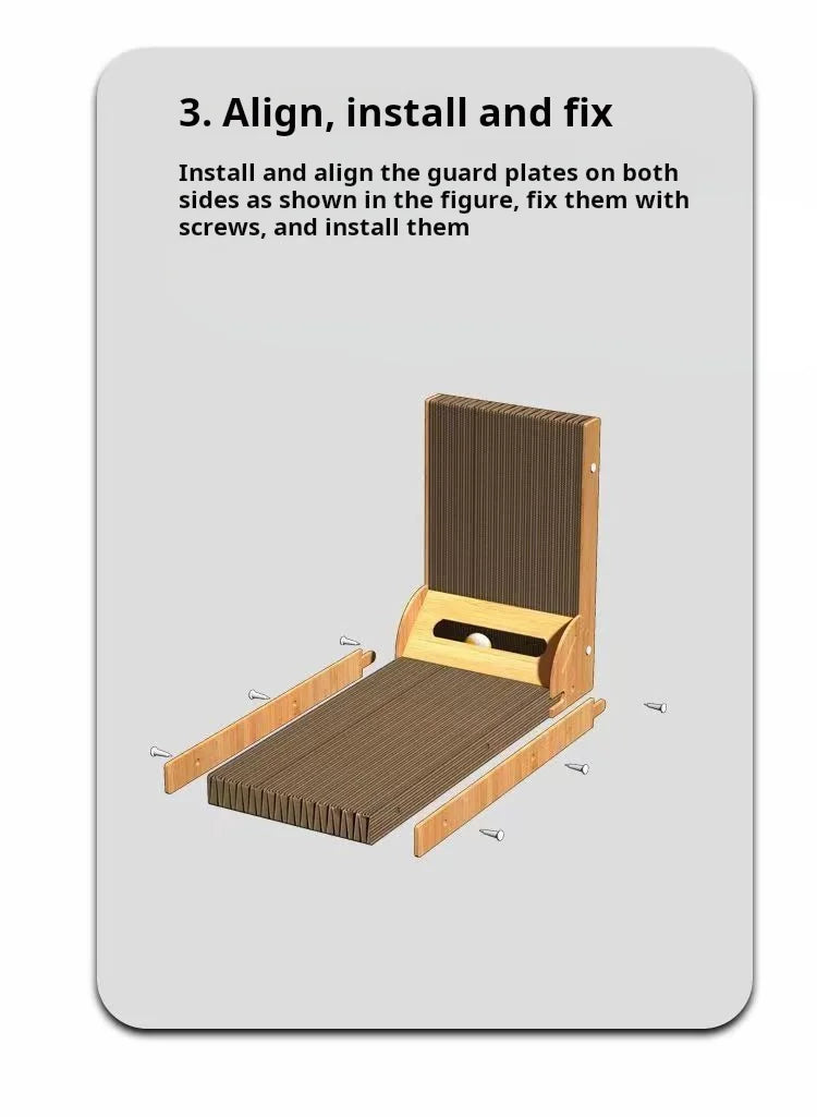 Wooden Cat Scratching Post | Indoor Kitty Co