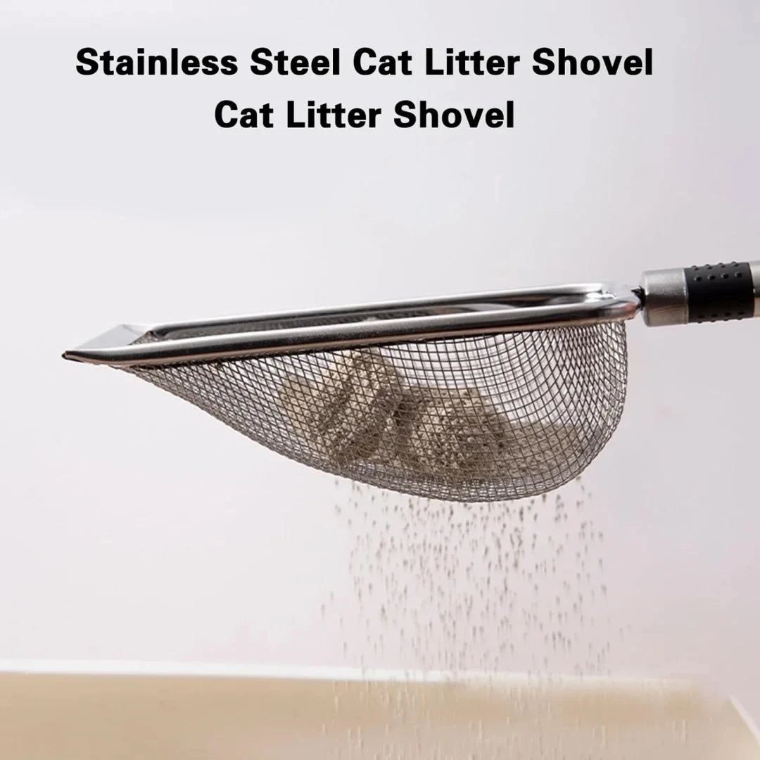 Stainless Steel Cat Litter Scoop | Indoor Kitty Co