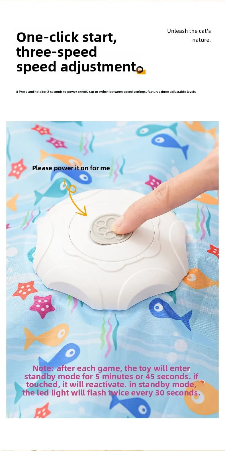 Automatic Electric Cat Turntable Toy | Indoor Kitty Co