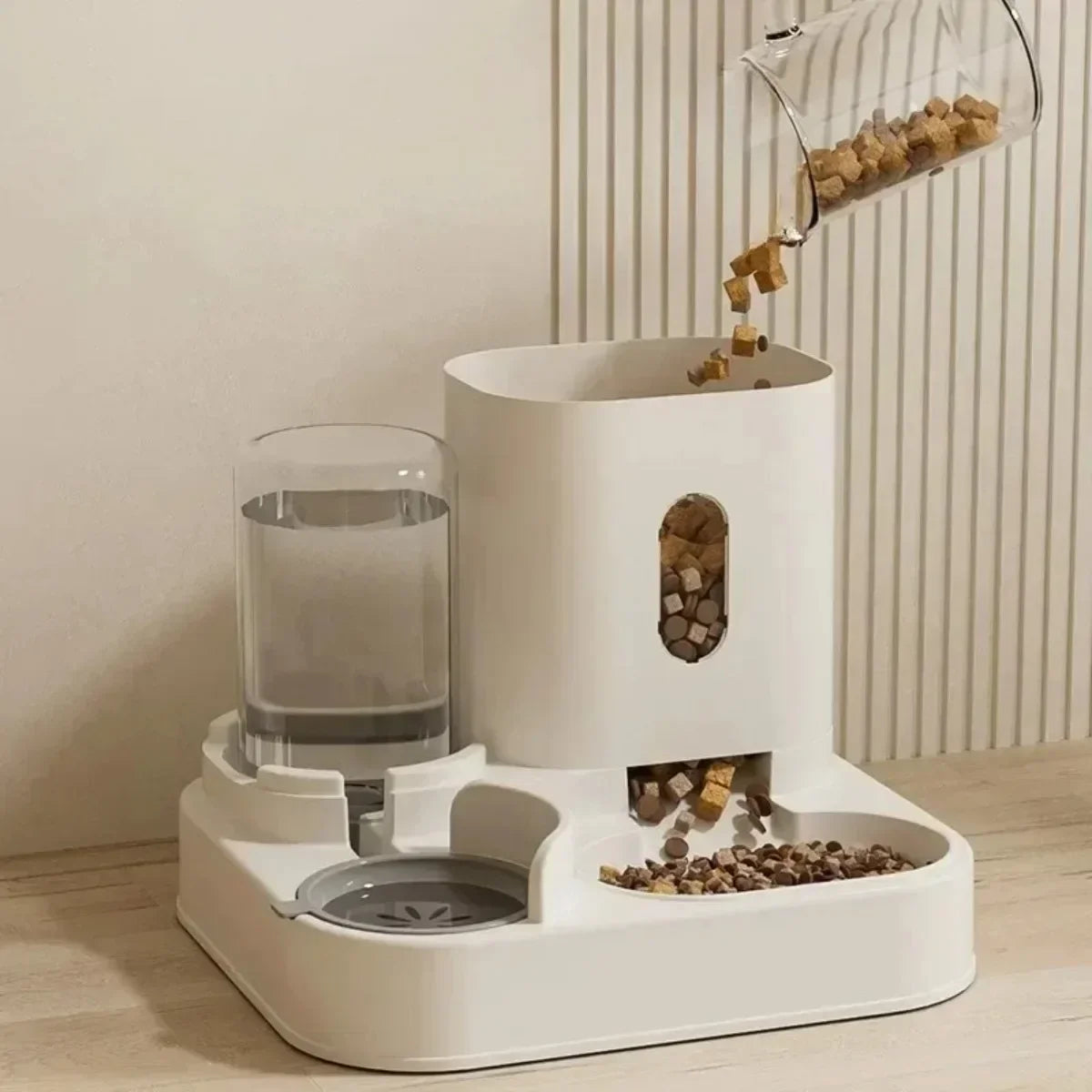 Automatic Cat Feeder & Water Fountain with Large Capacity Dispenser | Indoor Kitty Co