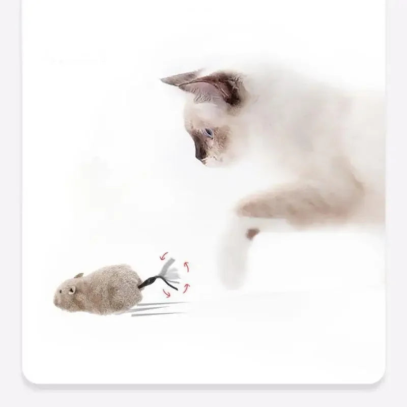 Plush Mouse Cat Toy