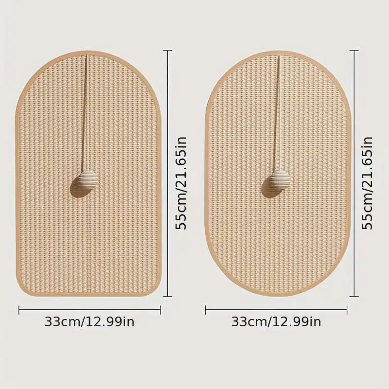 Sisal Cat Scratch Wall Pads — Sofa & Wall Protectors | Indoor Kitty Co