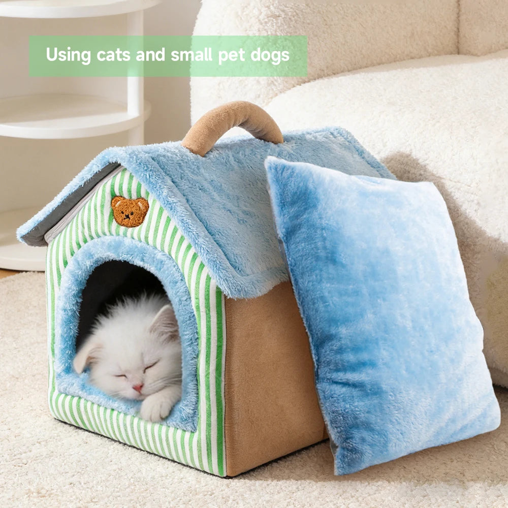 Foldable Cave Cat Bed | Indoor Kitty Co