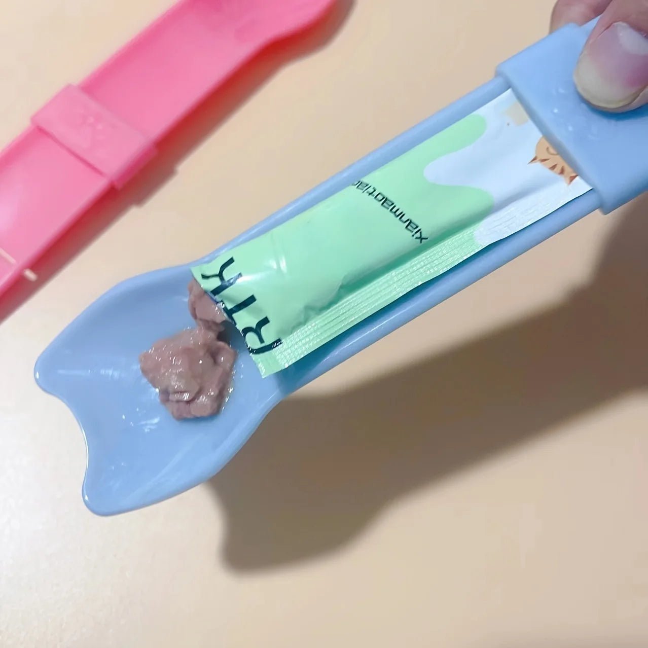 Lickable Cat Treat Squeeze Spoon | Indoor Kitty Co