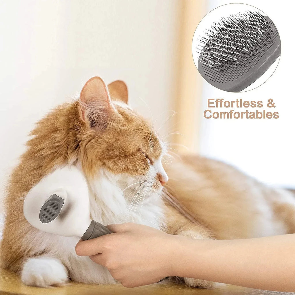 Self-Cleaning Dematting Cat Brush
