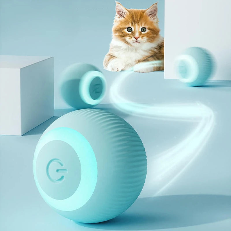 Smart Electronic Rolling Ball Cat Toy | Indoor Kitty Co