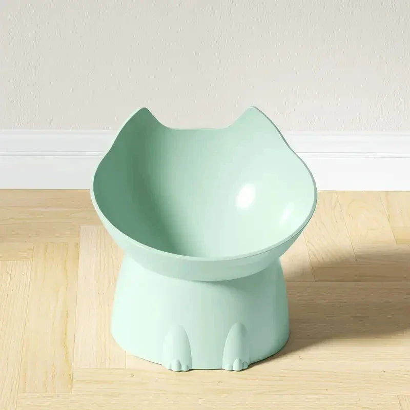 Elevated Tilted Cat Food Bowl