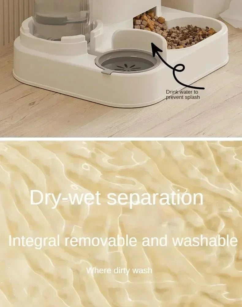 Automatic Cat Feeder & Water Fountain with Large Capacity Dispenser | Indoor Kitty Co