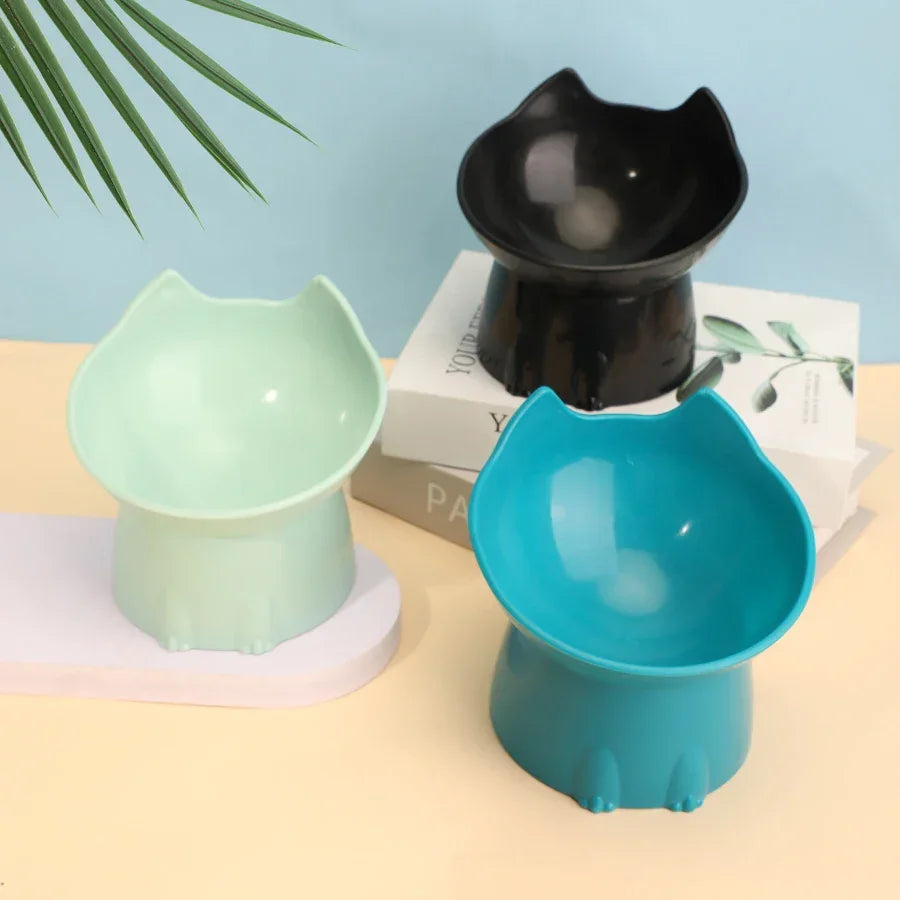 Elevated Tilted Cat Food Bowl