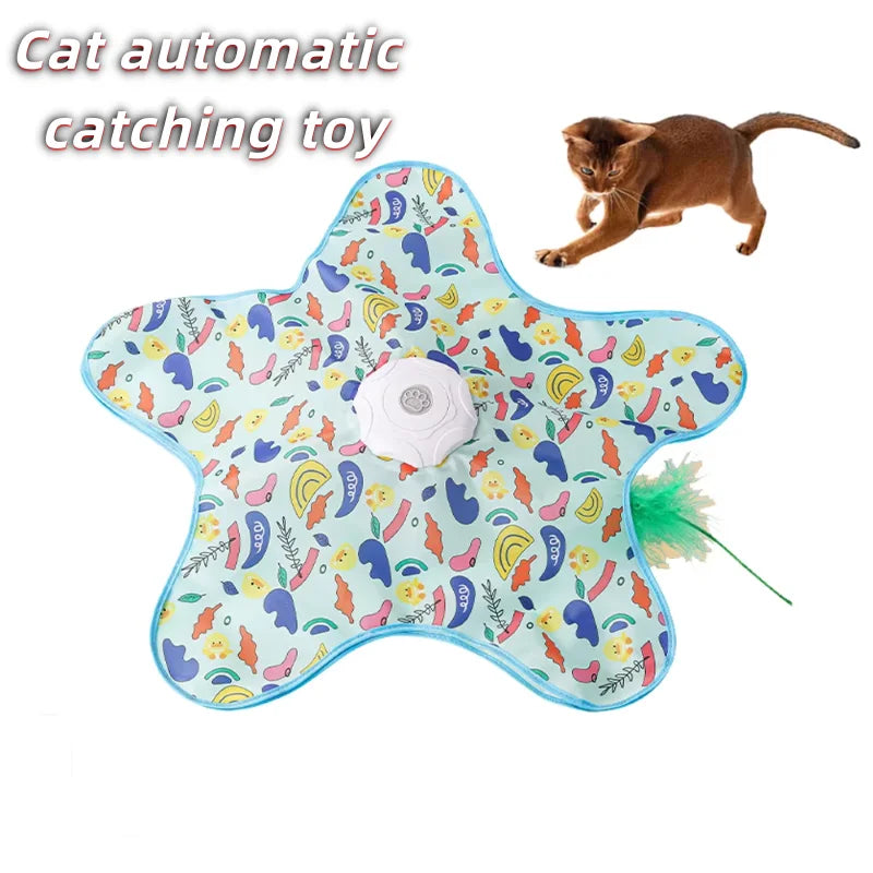 Automatic Electric Cat Turntable Toy | Indoor Kitty Co