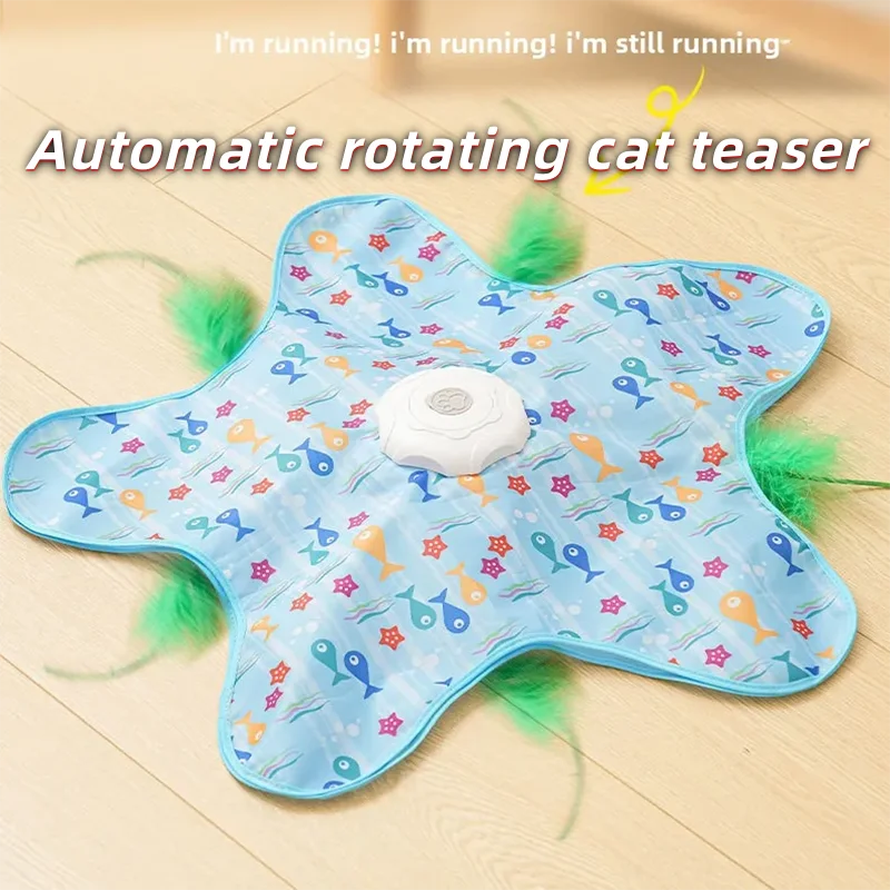 Automatic Electric Cat Turntable Toy | Indoor Kitty Co