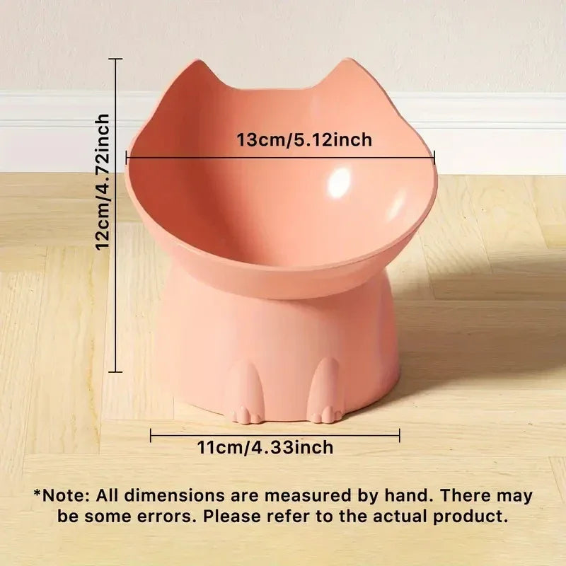 Elevated Tilted Cat Food Bowl