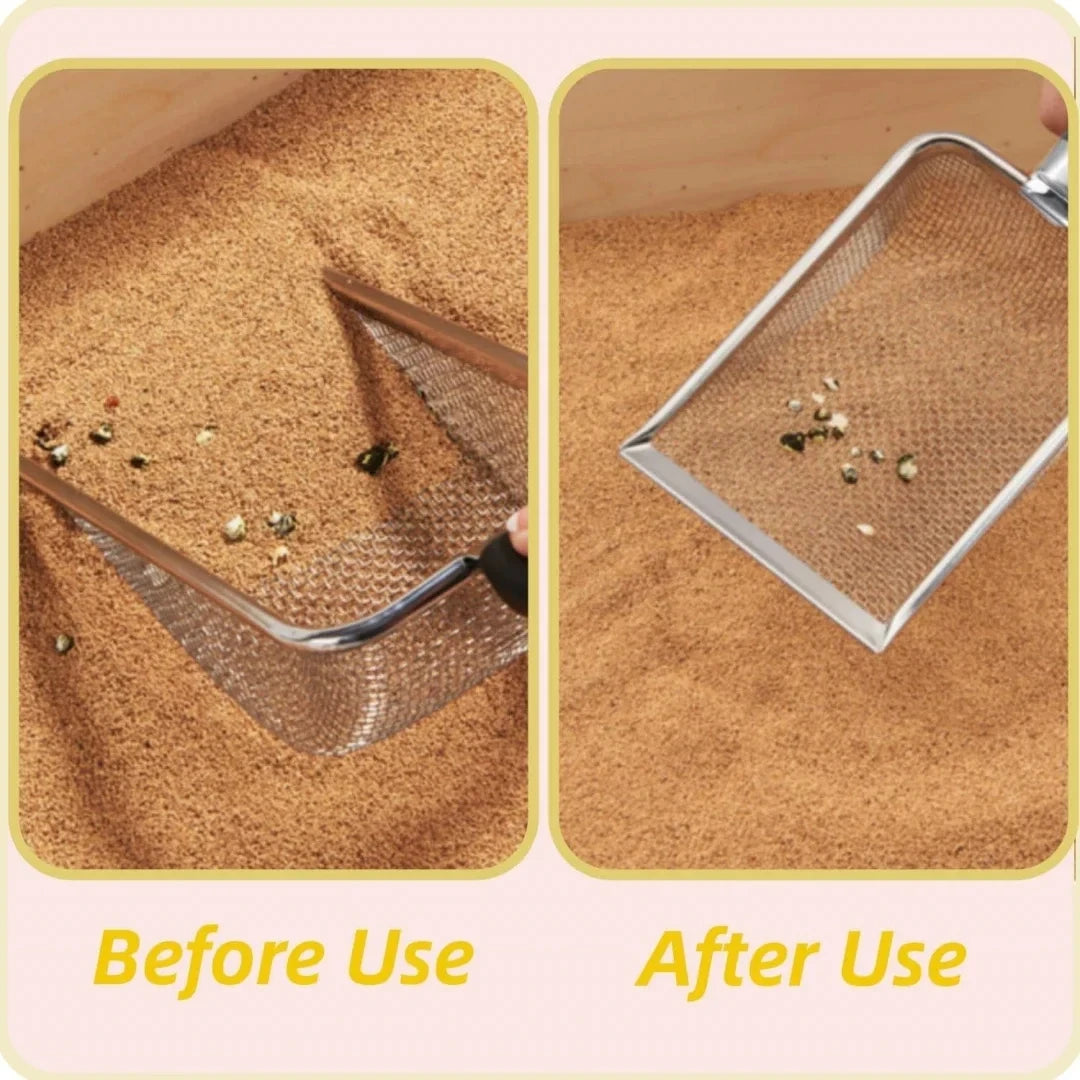 Stainless Steel Cat Litter Scoop | Indoor Kitty Co