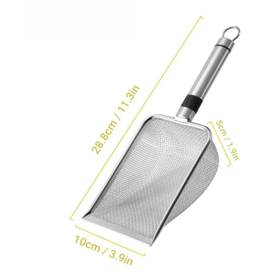 Stainless Steel Cat Litter Scoop | Indoor Kitty Co