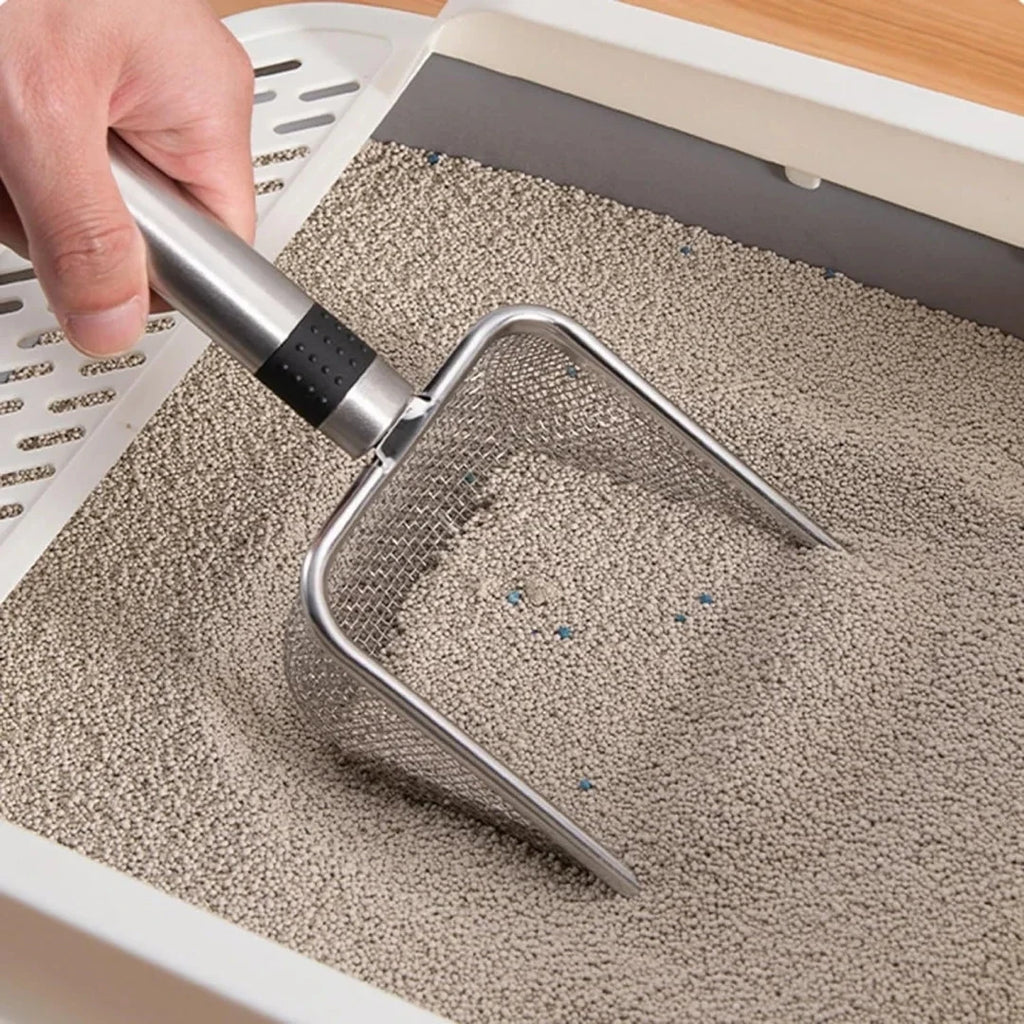 Stainless Steel Cat Litter Scoop | Indoor Kitty Co