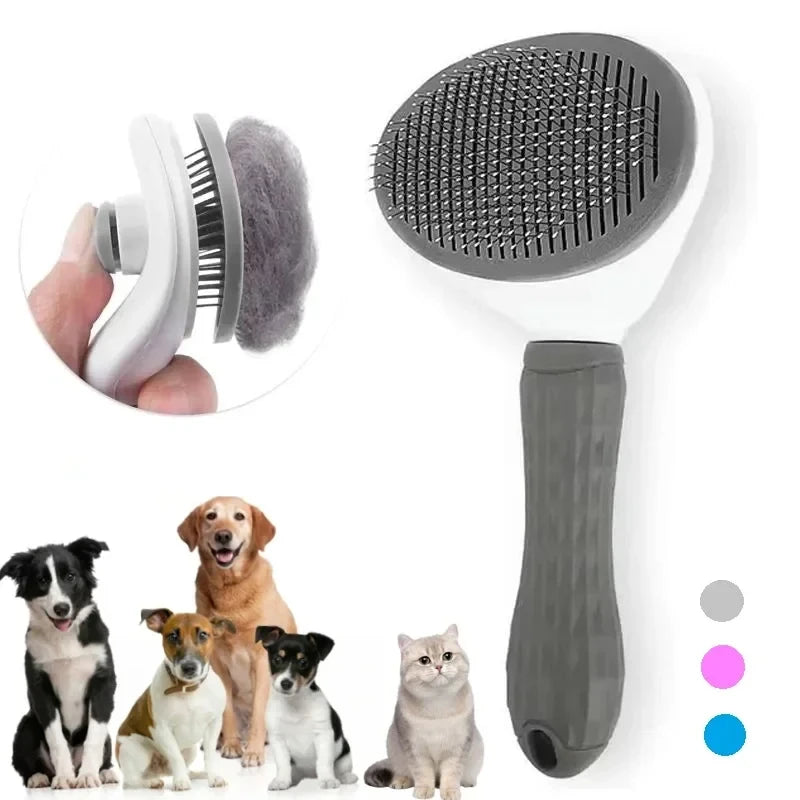 Self-Cleaning Dematting Cat Brush