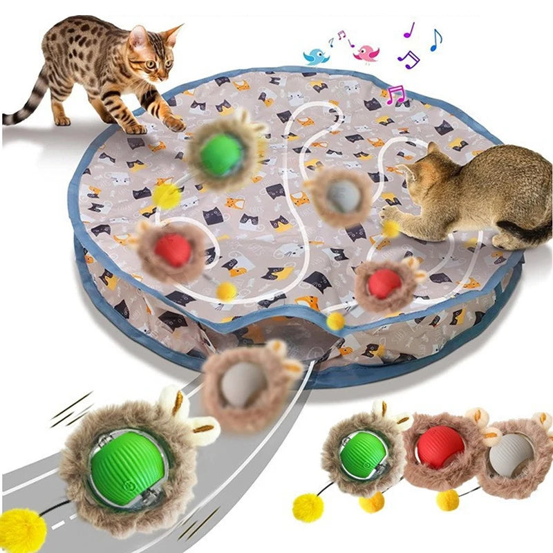 Motion Activated Cat Ball Toy | Indoor Kitty Co