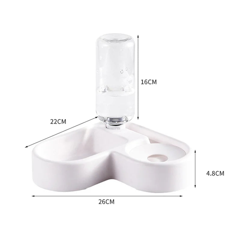 Automatic Dual Food & Water Pet Bowl