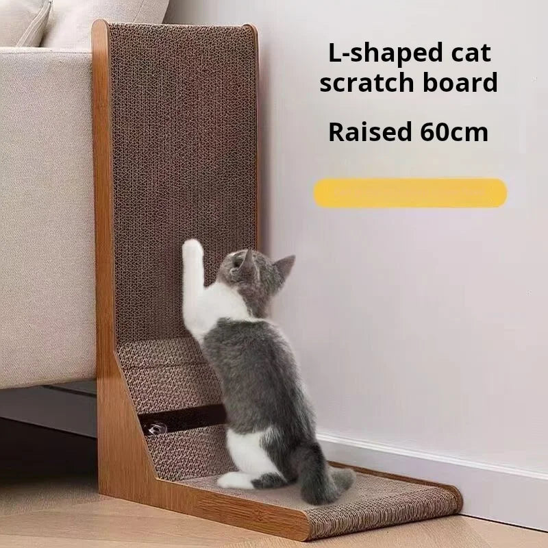 Wooden Cat Scratching Post | Indoor Kitty Co