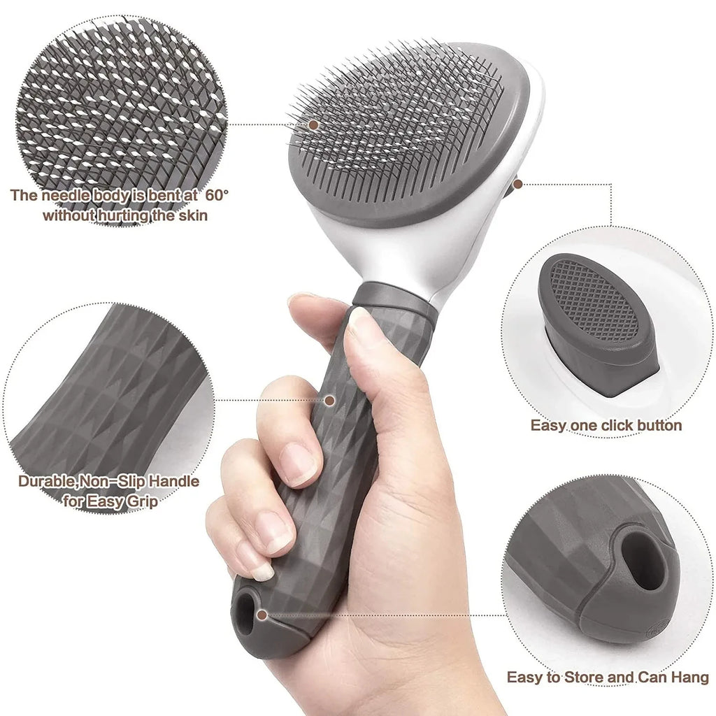Self-Cleaning Dematting Cat Brush