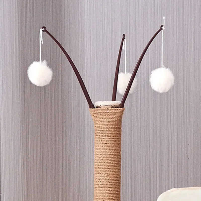 Large Wooden Cat Tree with Space Pod | Indoor Kitty Co