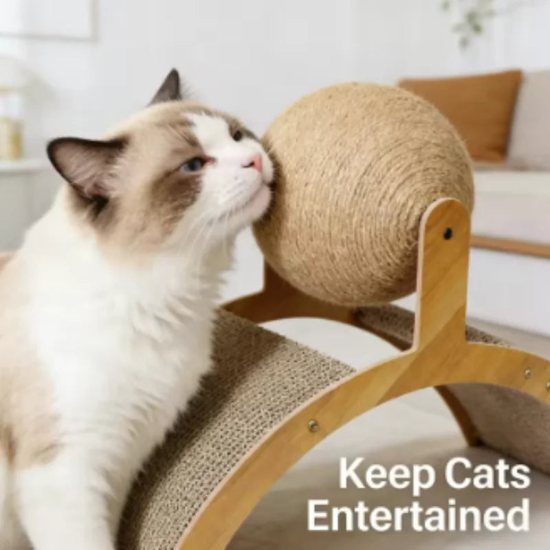 Tall Sisal Cat Scratching Post | Indoor Kitty Co