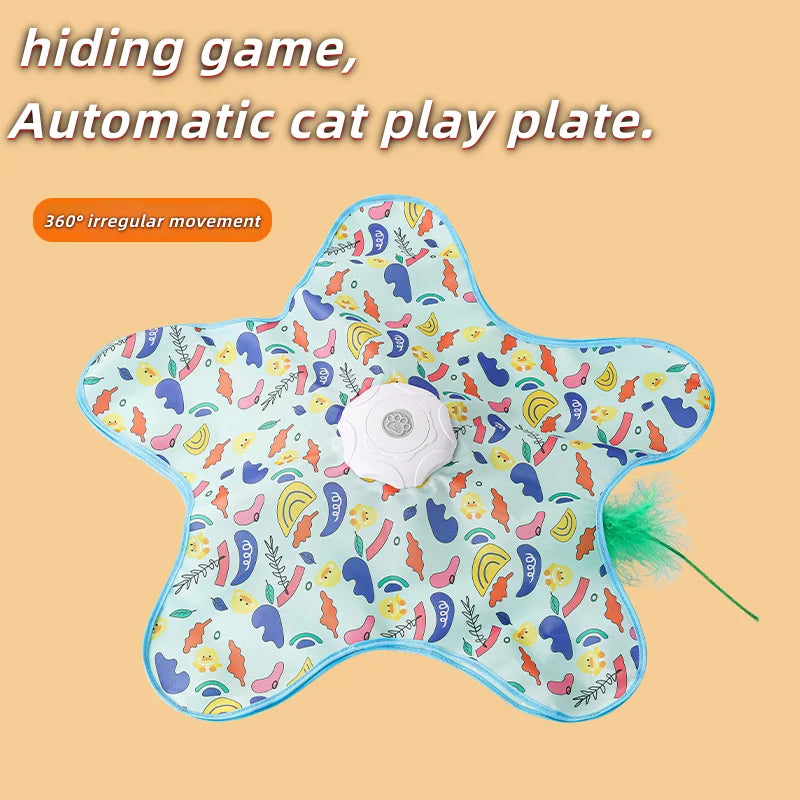 Automatic Electric Cat Turntable Toy | Indoor Kitty Co