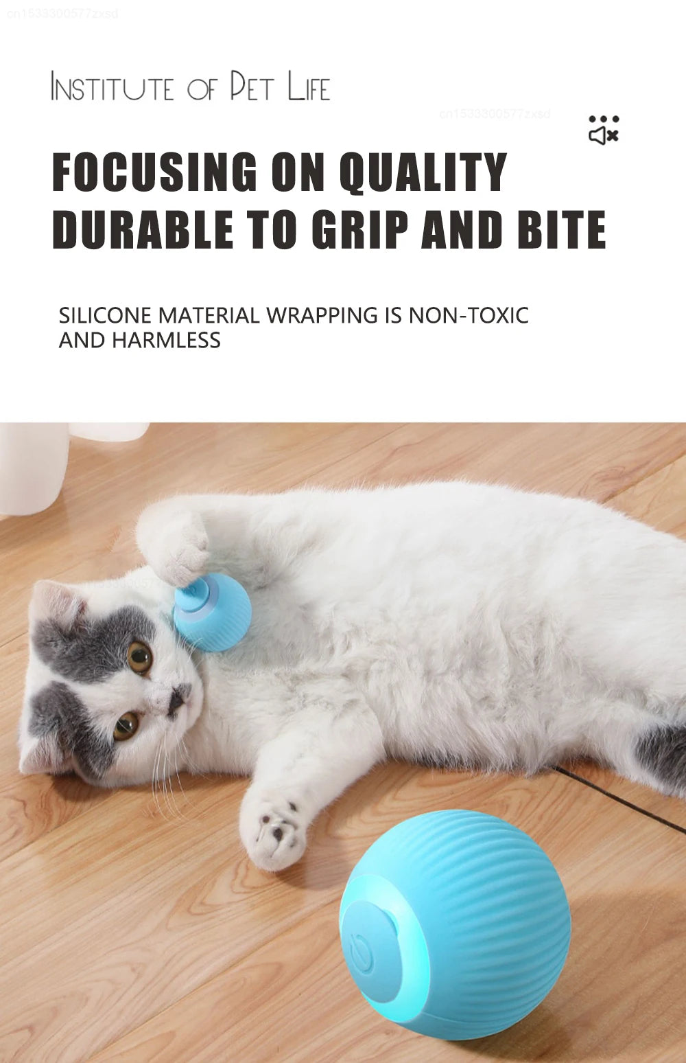 Smart Electronic Rolling Ball Cat Toy | Indoor Kitty Co