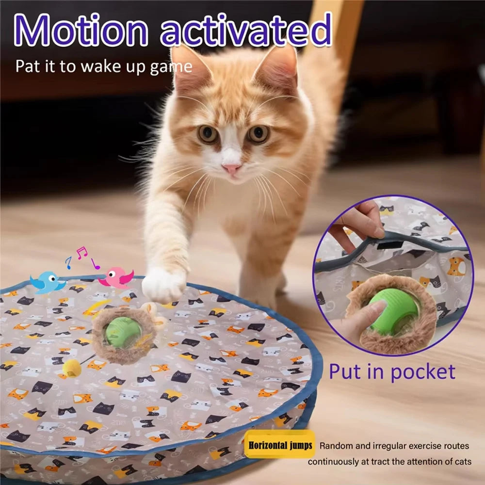 Motion Activated Cat Ball Toy | Indoor Kitty Co