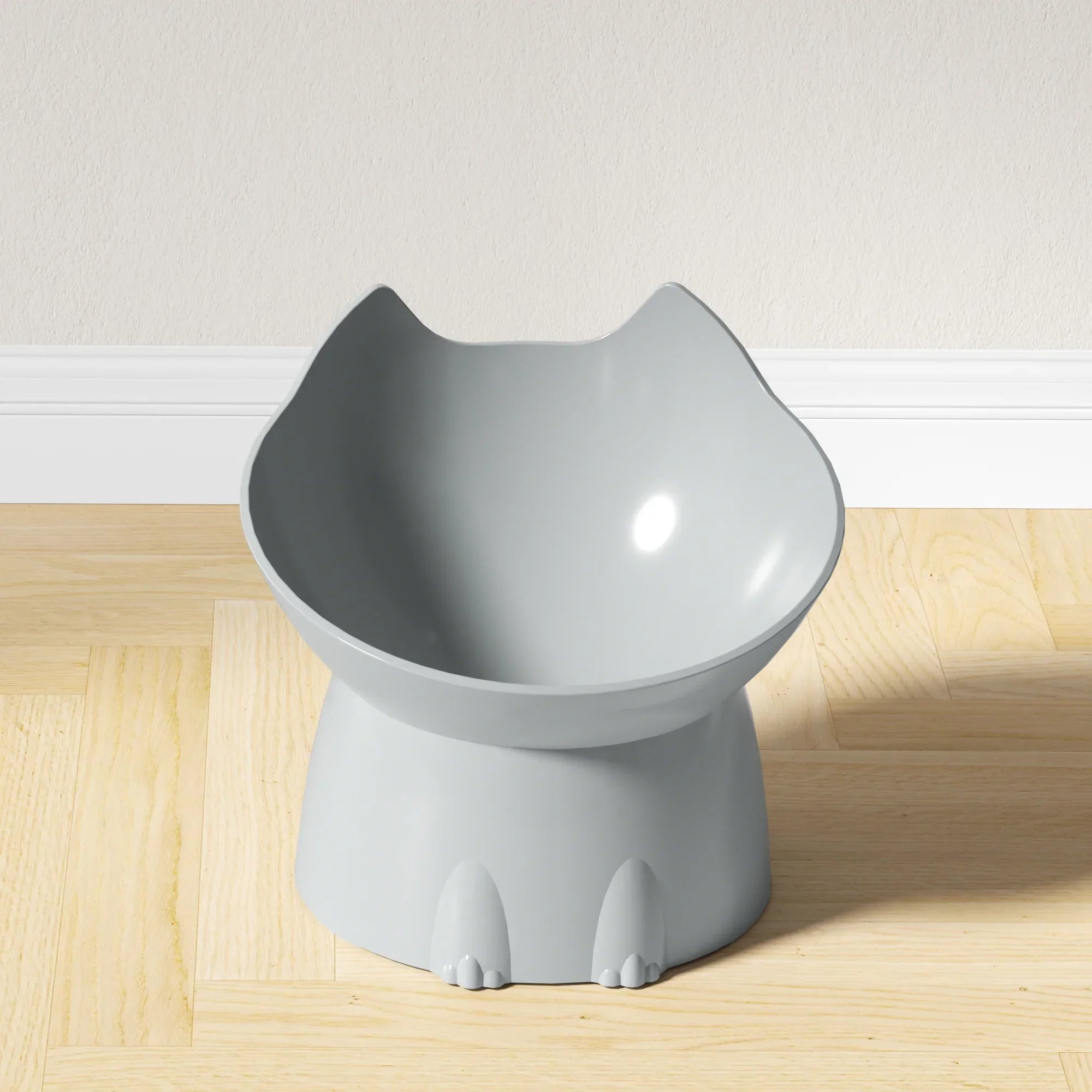 Elevated Tilted Cat Food Bowl