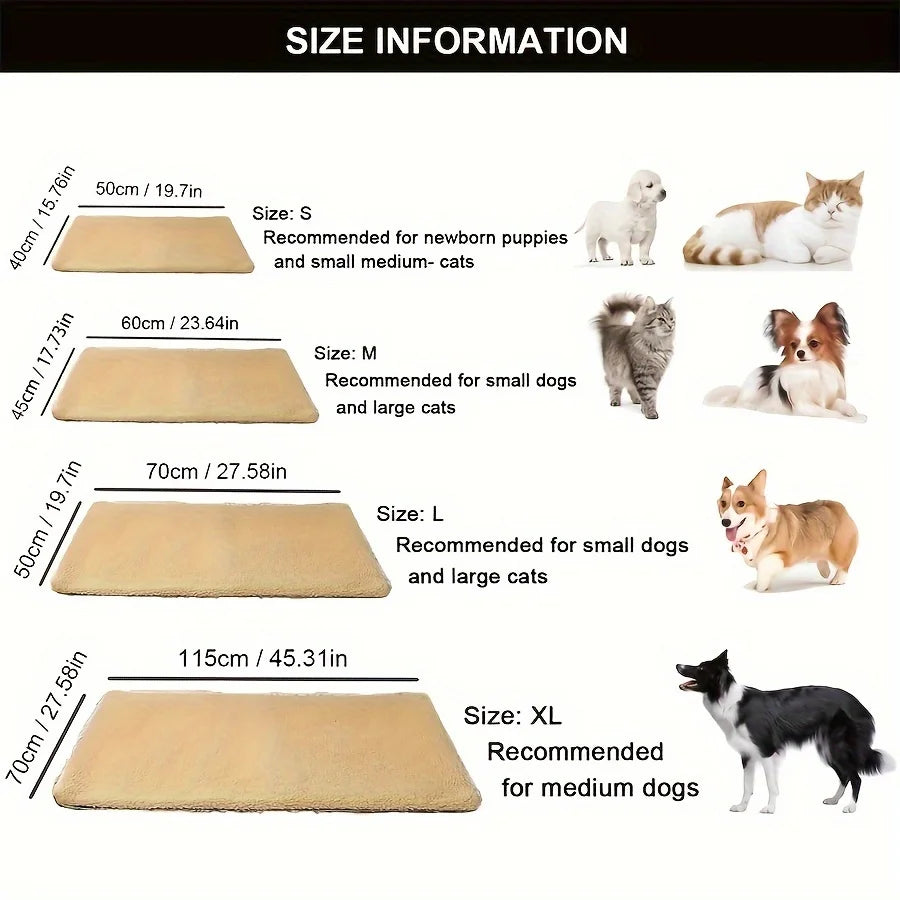 Self-Warming Thermal Pet Blanket | Indoor Kitty Co