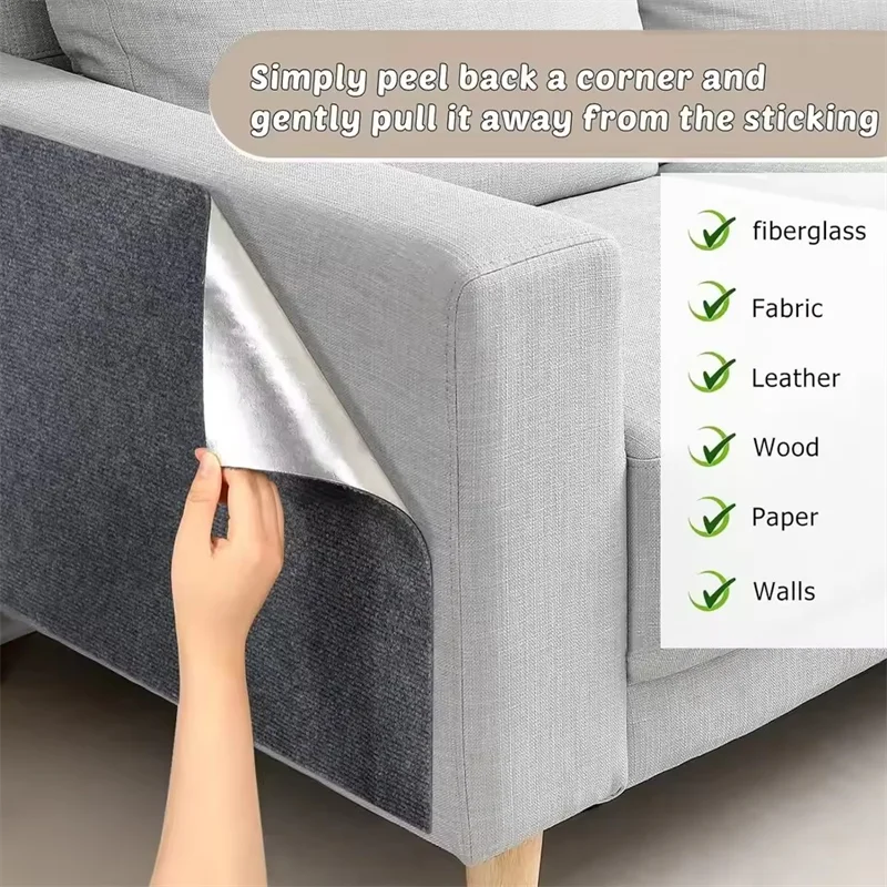Self-Adhesive Sofa Protector Scratcher | Indoor Kitty Co