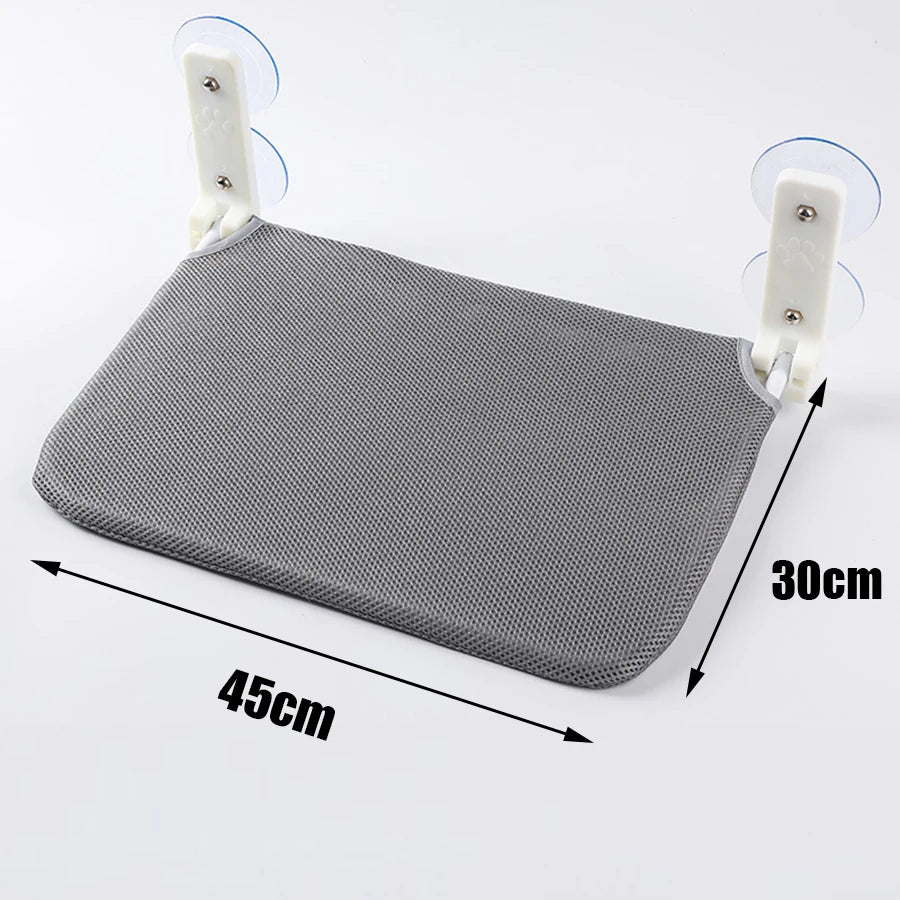 Foldable Cat Window Hammock with Double Suction Cups | Indoor Kitty Co