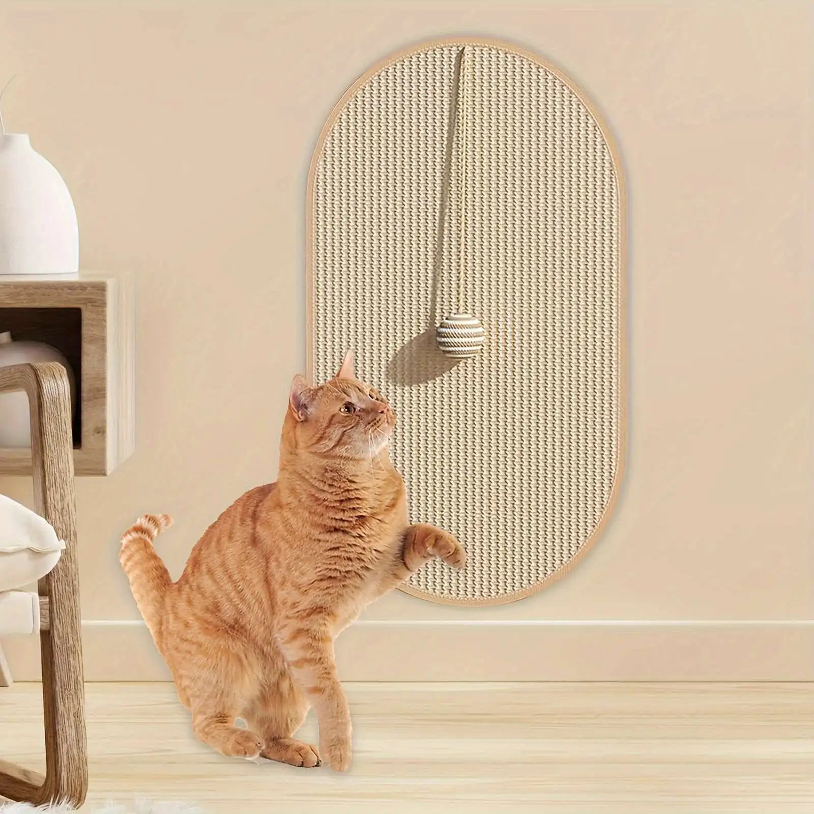 Sisal Cat Scratch Wall Pads — Sofa & Wall Protectors | Indoor Kitty Co