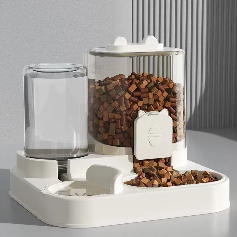 Automatic Cat Feeder & Water Fountain with Large Capacity Dispenser | Indoor Kitty Co