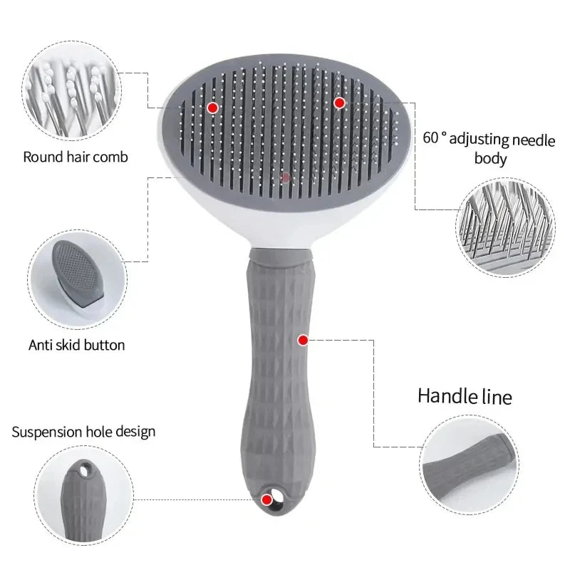 Self-Cleaning Dematting Cat Brush